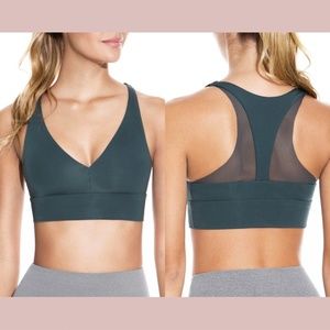 NEW $56 Maaji Whisper‎ Tourmaline Sports Bra in Dark Green [SZ Small ]